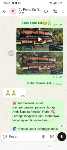 Testimonial Papan Bunga graha estetika